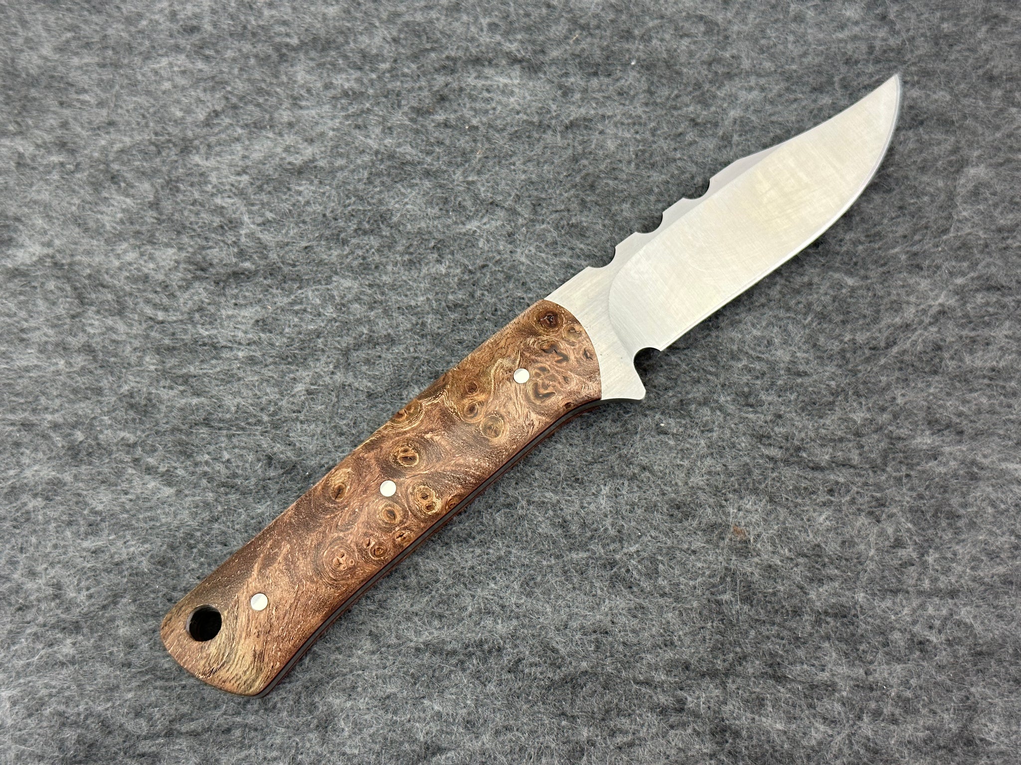 CW Fuller - Pocket Pal Lanny’s Clip w/ Maple Burl