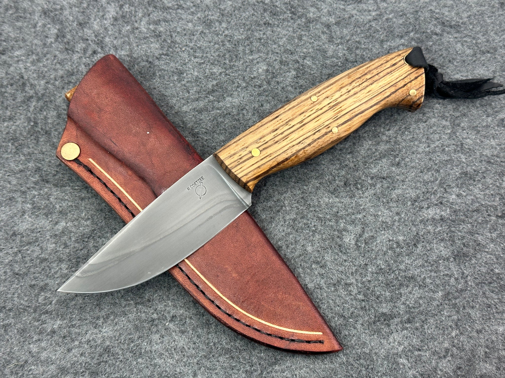 Rucus Coetzee Hunter w/ African Zebrawood - 1