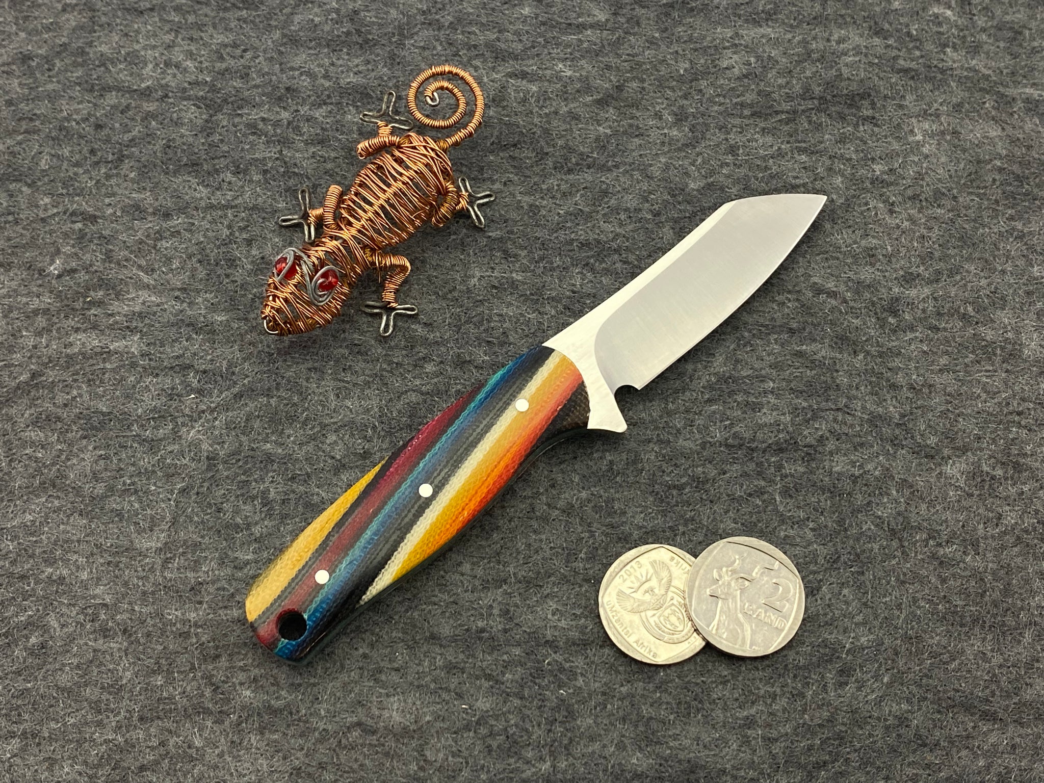 CW Fuller - Pocket Pal Wharncliffe w/ Mexican Blanket Micarta
