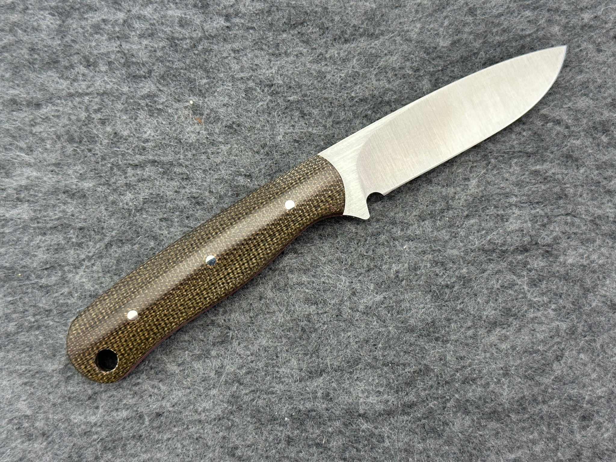 CW Fuller - Pocket Pal Drop Point w/ Canvas Micarta