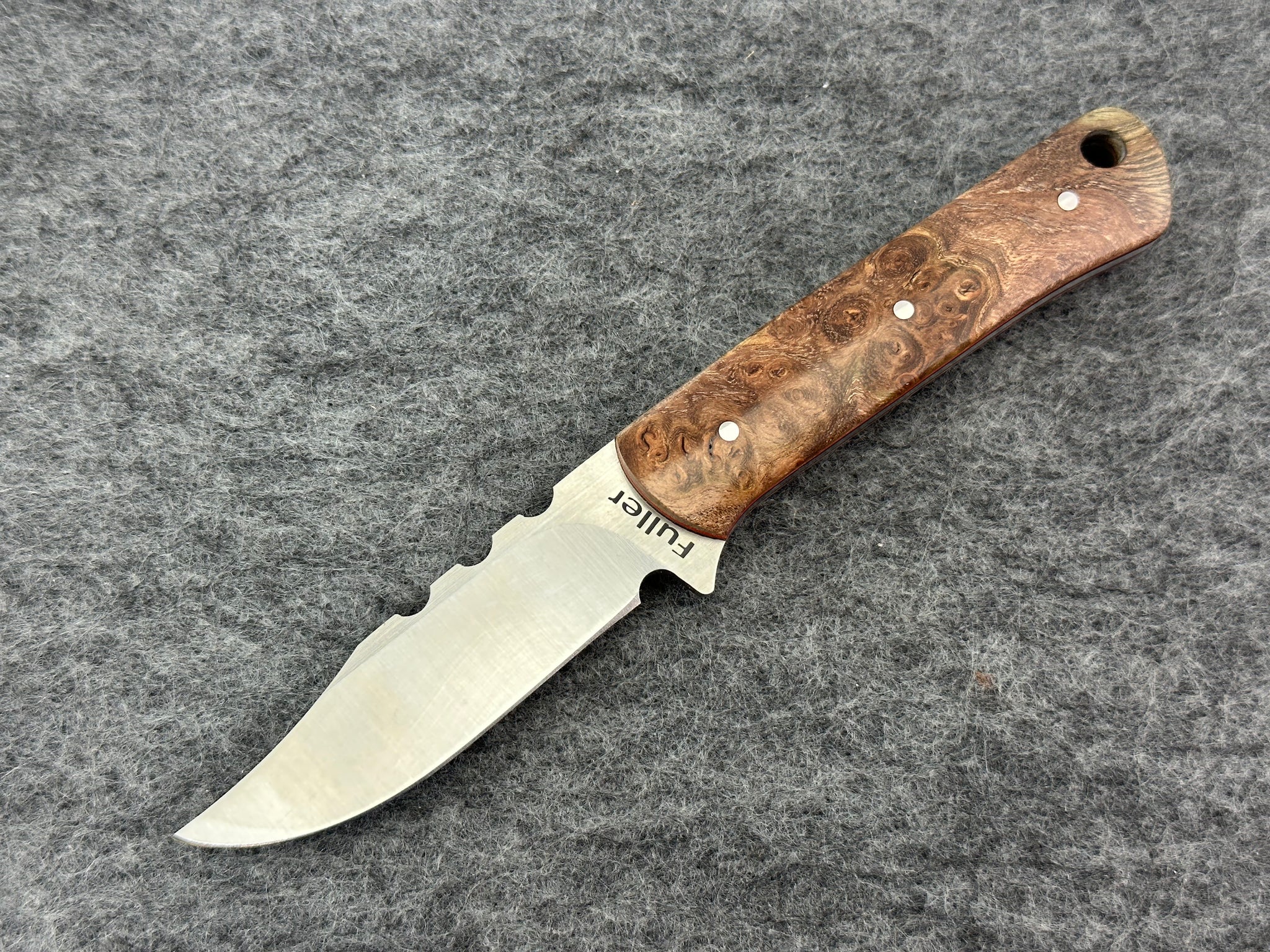 CW Fuller - Pocket Pal Lanny’s Clip w/ Maple Burl