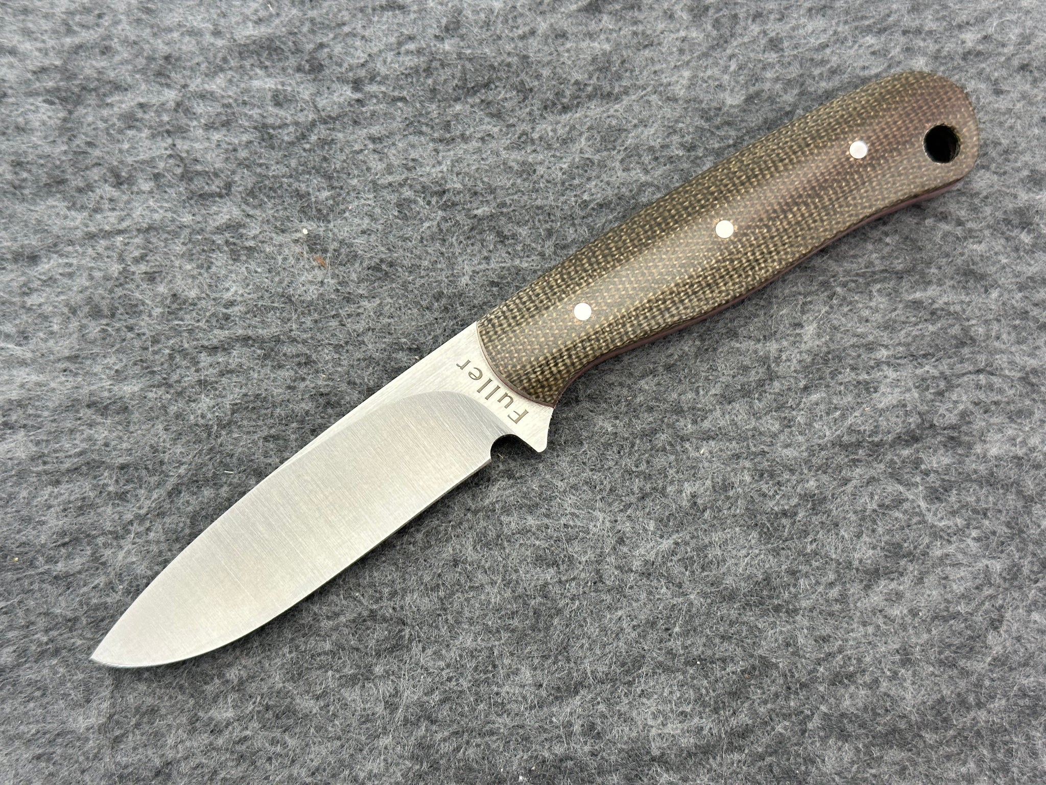 CW Fuller - Pocket Pal Drop Point w/ Canvas Micarta