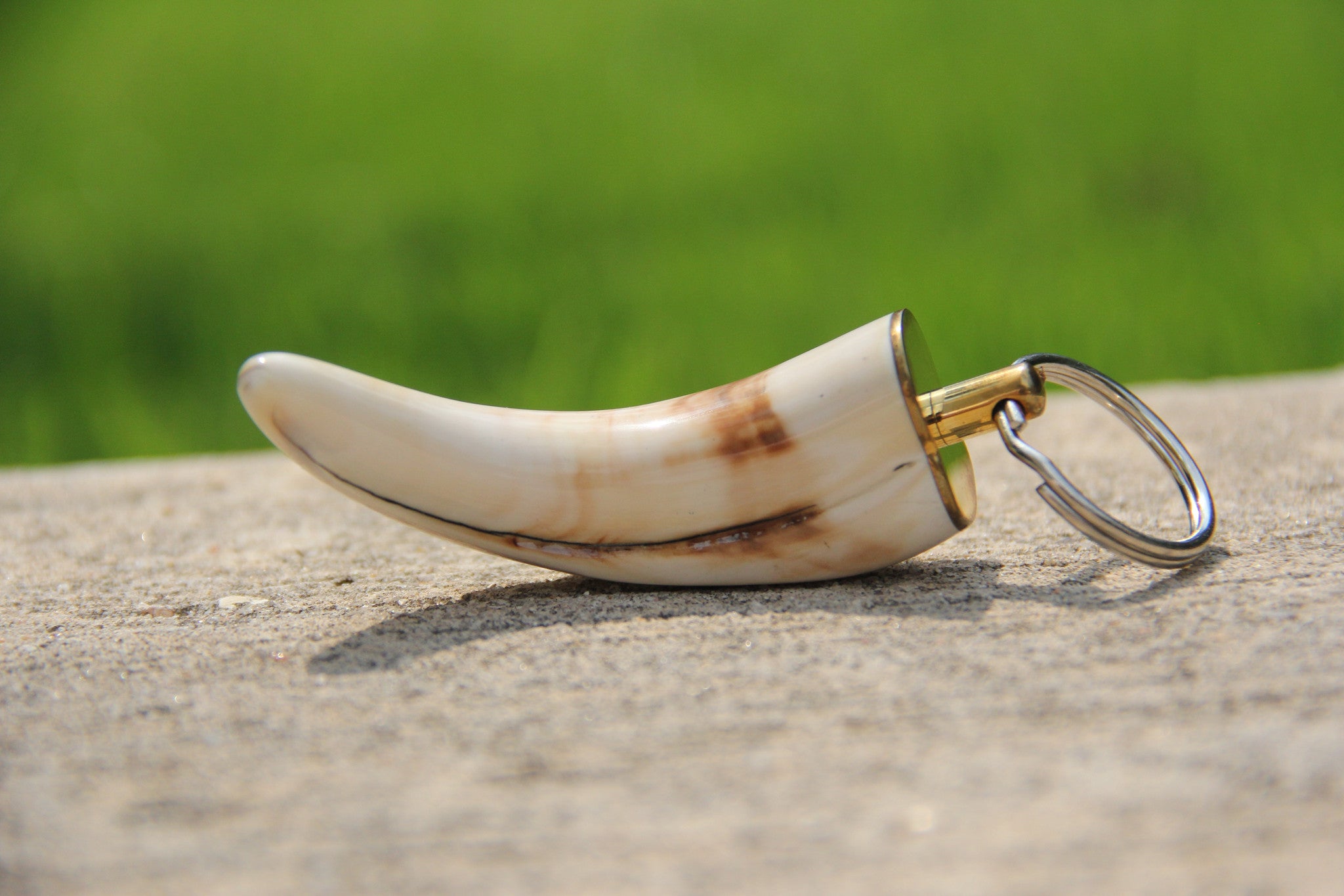 Warthog Ivory Tusk Keychain - Medium