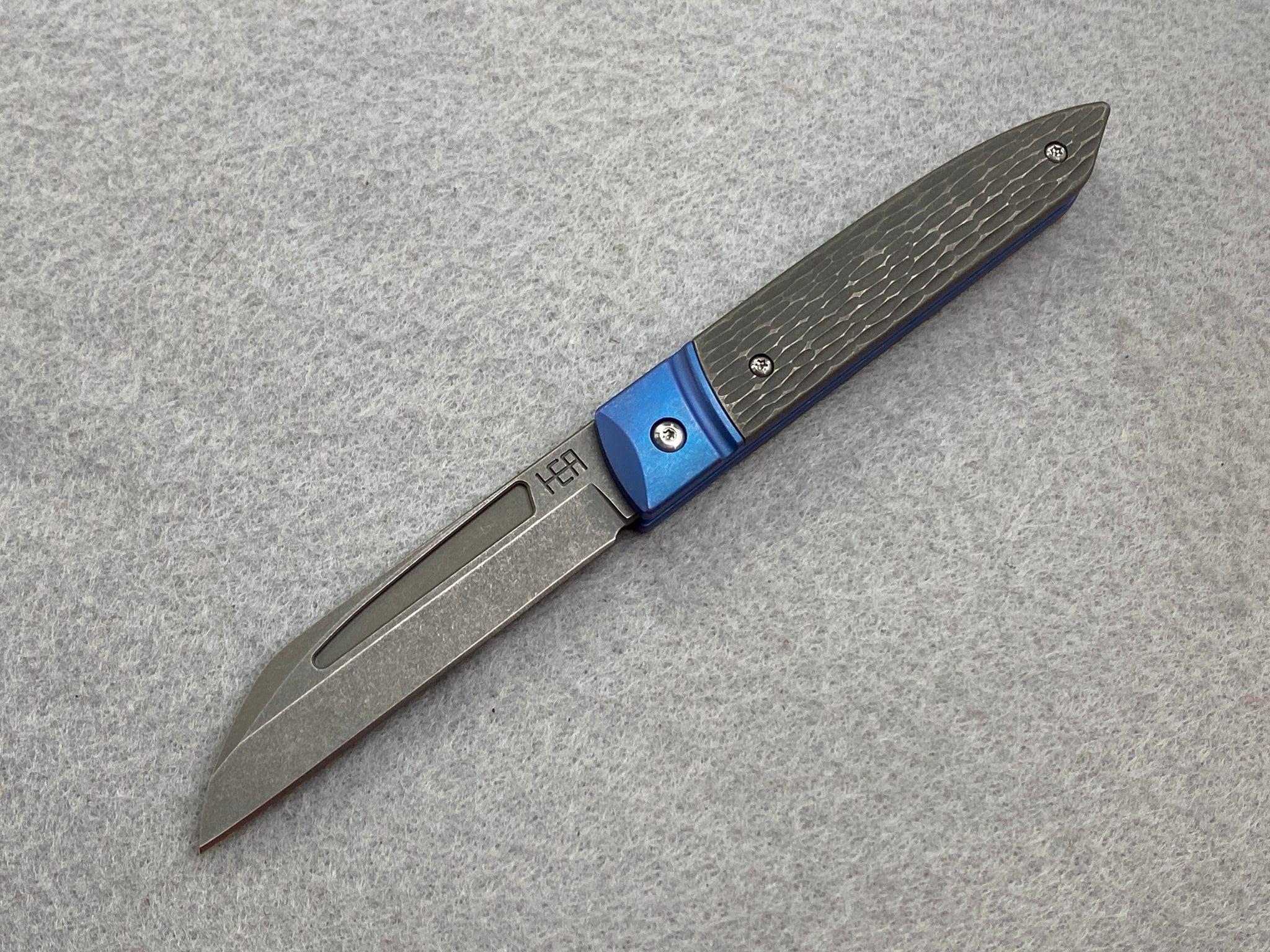 HEAdesigns Falcon - Jigged Ti Blue