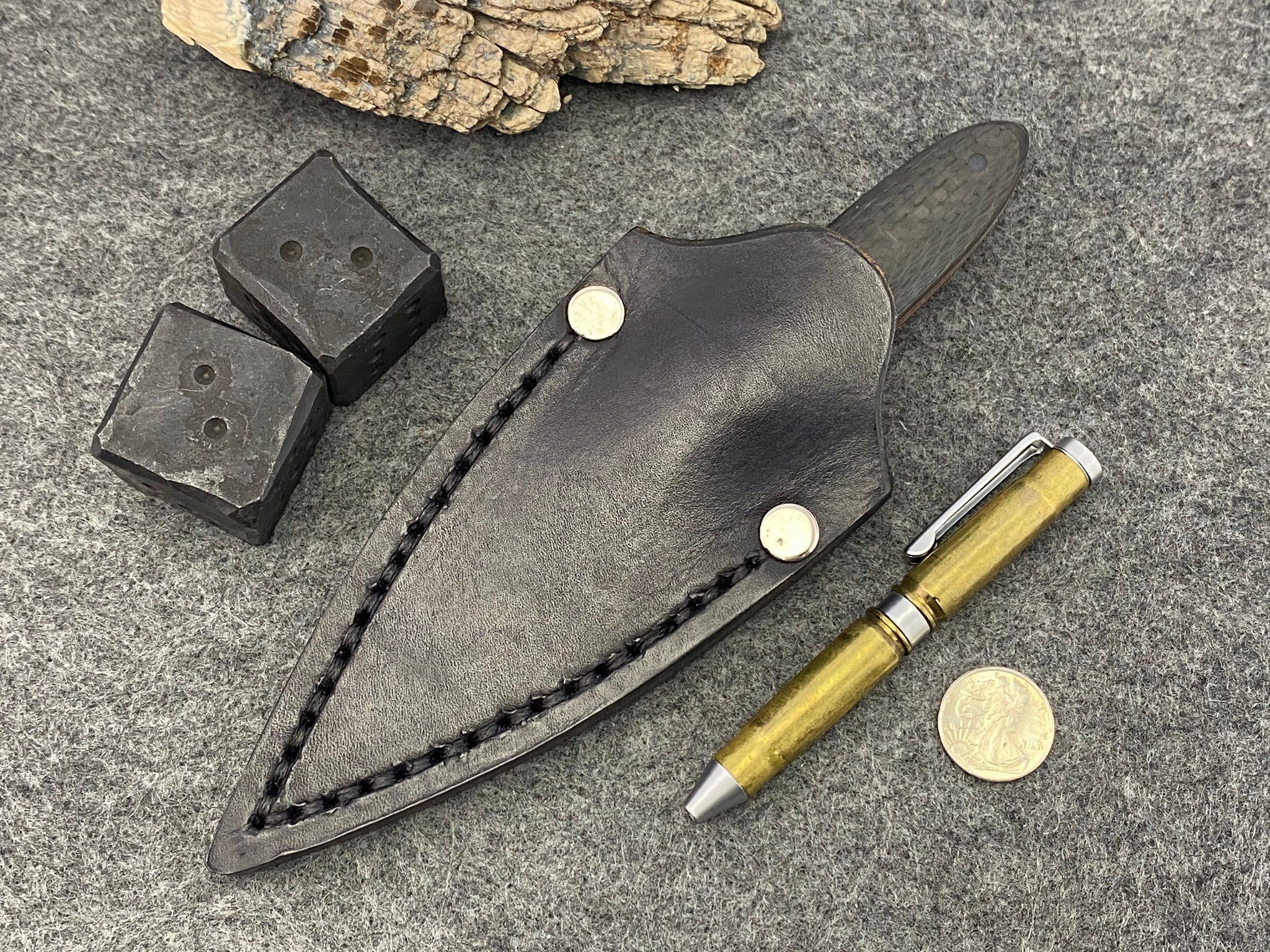 Francois Coetzee Custom Mini Pocket Dagger Carbon Fiber